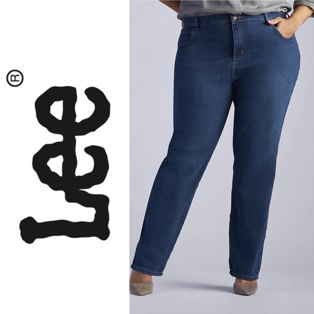 NWT Lee straight leg jeans Plus size 26W